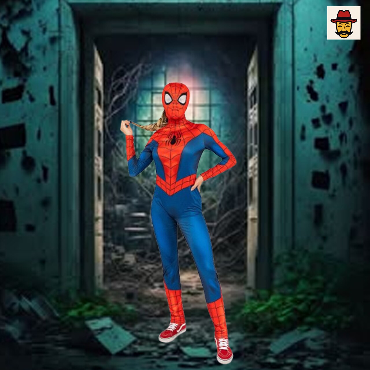 Women Zentai Marvel Spider-Man Jumpsuit Costume Full Body Spandex Suit